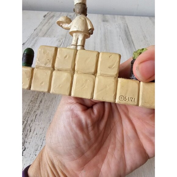 Suzi kiss the cook statue figurine as is wine carrots‎ kitchen décor - Picture 8 of 8